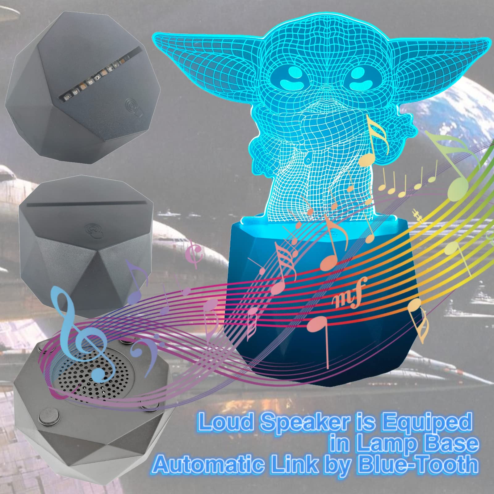 Amazon.co.jp: スターウォーズ ギフト 音楽 3D イリュージョンランプ